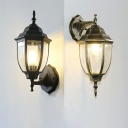 European Style Retro Waterproof Wall Lamp Creative Glass Vanity Lamp
