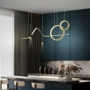 Chandelier Lighting Contemporary Style Island Pendant Lights Acrylic for Bedroom