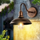 European Style Waterproof Wall Lamp Modern Minimalist Metal Wall Lamp for Outdoor