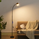 Metal Black Standard Lamps Contemporary Style Floor Lamps for Bedroom