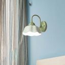 American Retro Wall Lamp Rustic Wrought Iron Wall Lamp for Bedroom