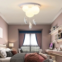 Flush Light Modern Style Acrylic Led Flush Mount for Living Room