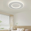 Minimalist Ultra-thin Aluminum Round LED Ceiling Lamp for Bedroom