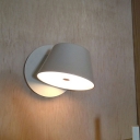 1 Light Minimalist Style Cone Shape Metal Wall Sconce Lighting