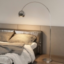1 Light Modernist Style Globe Shape Metal Floor Standing Lamps