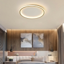 Contemporary Ceiling Mount Light Fixture Linear Basic for Bedroom