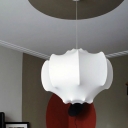 1 Light Minimalist Style Geometric Shape Fabric Hanging Ceiling Light