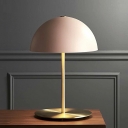 Nordic Minimalist Pink Metal Table Lamp for Bedroom and Living Room