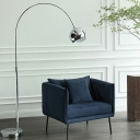 Nordic Minimalist Metal Arc Floor Lamp for Bedroom and Living Room