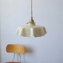 Industrial Glass Pendant Light Fixtures Vintage for Bedroom