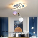 Acrylic Flush Light Children's Room Style Flushmount for Living Room