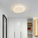 Modern Minimalist Acrylic Ceiling Lamp in White for Entrance and Cloakroom