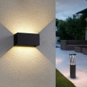 Simple Aluminum Wall Washer Double Headed LED Wall Light for Aisle and Garden