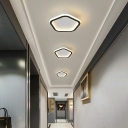 Minimalism Ceiling Mount Chandelier LED Linear for Kid's Room