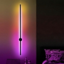 1 Light Contemporary Style Linear Shape Metal Wall Mounted Lights