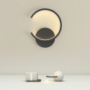 Modern Minimalist LED Bedside Wall Lamp Creative Three-color Light Wall Lamp for Bedroom