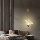 LED Down Lighting Pendant Minimalism Butterfly for Living Room