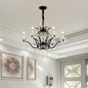 Traditional Crystal Chandelier Lighting Fixtures Elegant for Living Room