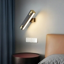 Minimalism Wall Mounted Light Fixture Rectangle Adjustable for Bedroom