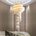 Elegant Chandelier Lighting Fixtures Tassel Minimalism for Living Room