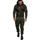 Men's Casual Suit Fashion Long-sleeved Hoodie & Sports Trousers