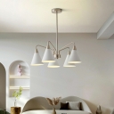 Modern Chandelier Pendant Light Cone Nordic Macaron for Dinning Room