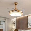 LED Ceiling Fans Contemporary Basic Elegant for Living Room