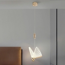 Creative Acrylic Butterfly Pendant Light for Living Room and Bedroom