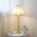 Fabric Minimalism Night Table Lamps Elegant fot Living Room