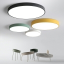 Simple Round LED Ultra-thin Flushmount Ceiling Light for Bedroom and Entrance