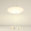 1 Light Minimalistic Style Cloud Shape Metal Commercial Pendant Lighting