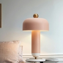 1 Light Modernist Style Dome Shape Metal Night Table Lamps for Bed