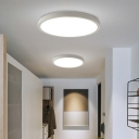 Contemporary LED Round Flush Mount Ceiling Light Fixtures for Living Room