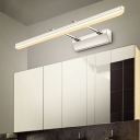 1 Light Contemporary Style Linear Shape Metal Vanity Wall Light Fixtures