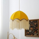 Tassel Chandelier Lighting Fixtures Minimalism Elegant for Living Room