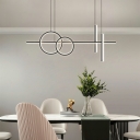 5 Lights Contemporary Style Circle Shape Metal Ceiling Pendant Light