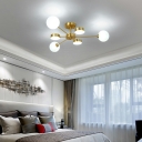 Contemporary Semi Flush Ceiling Light Fixtures Sputnik for Living Room