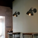 1 Light Warehouse Style Geometric Shape Metal Wall Mounted Lights