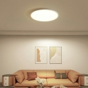 Minimalist Aluminum Slim Round Ceiling Lamp LED for Bedroom and Study Room