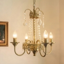 Traditional Chandelier Lighting Fixtures European Style for Living Room