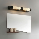 Minimalism Led Bathroom Vanity Light Fixtures Glass and Metal
