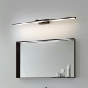 1 Light Contemporary Style Linear Shape Metal Vanity Mirror Light