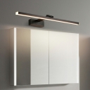 1 Light Minimalist Style Linear Shape Metal Wall Mounted Vanity Lights