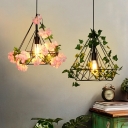 Industrial Style Creative Plant Decoration Pendant Lights for Bars and Restaurants