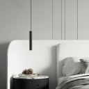 Simplicity Hanging Pendnant Lamp LED Cylindrical for Dinning Room