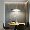 LED Personalized Design Art Pendant Light with Black Finish for Dining Room and Bedroom