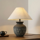Fabric Macaron Night Table Lamps Nordic Style Contemporary for Living Room