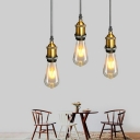 Industrial Pendant Lighting Fixtures Basic Metal Vintage for Living Room