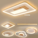 Contemporary Flush Mount Ceiling Light Fixtures LED for Licving Room