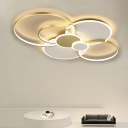 LED Contemporary Acrylic Ceiling Light Simple Nordic Pendant Light Fixture for Living Room